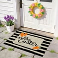 thumbnail image 7 of CoreLiving Easter Bunny Outdoor Mat Spring Welcome Doormat, Non Slip Indoor Entrance Rug, Heavy Duty Low Profile Mat for Front Door Patio Porch Decor 16"x24", 7 of 7