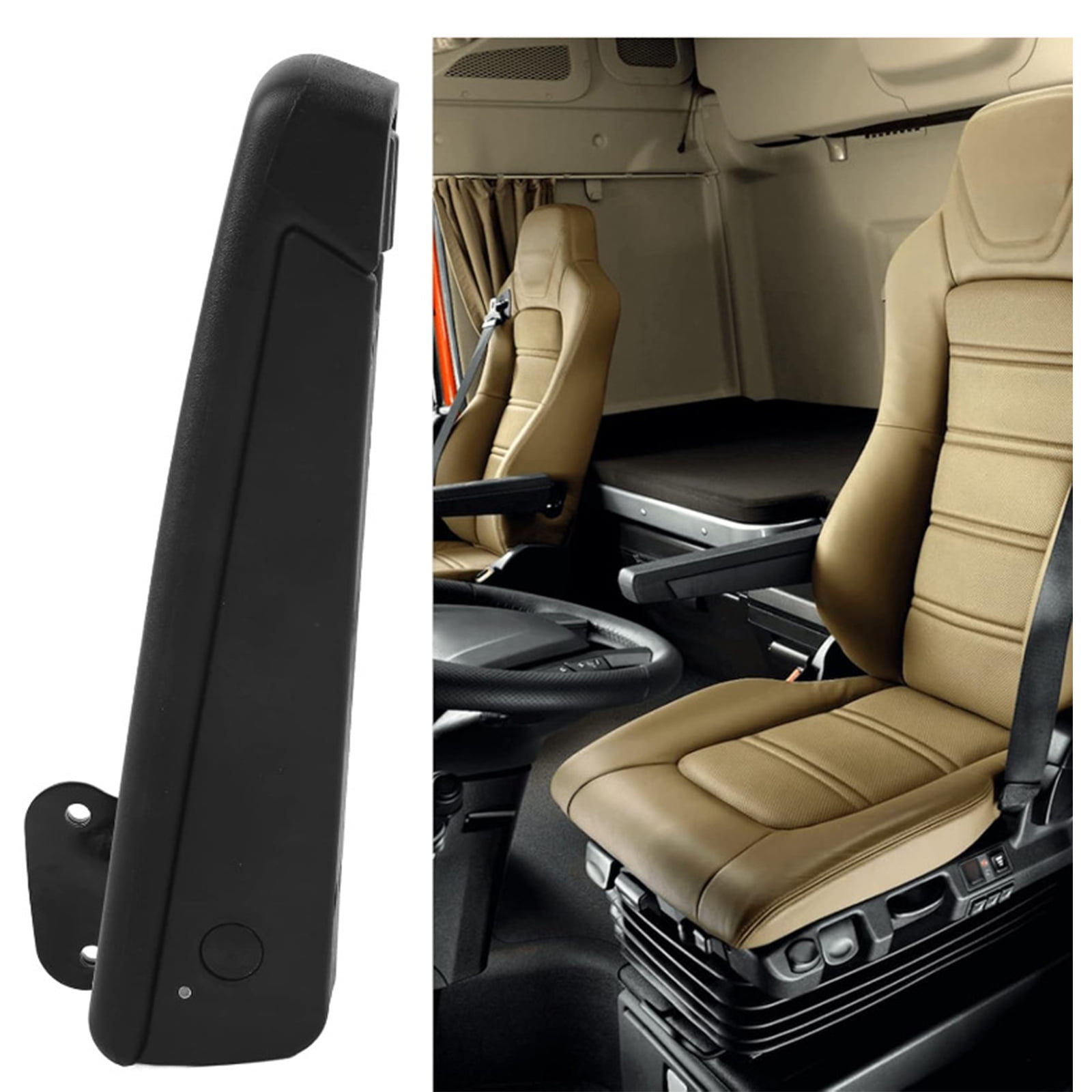 Adjustable Turning Vehicle Armrest 90° Angled Comfort Support Left Side Installation For Camping Car Truck Boat