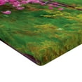 thumbnail image 2 of Ambesonne Floral Fitted Sheet, Spring Garden Landscape, Queen Size, Pink and Green, 2 of 3