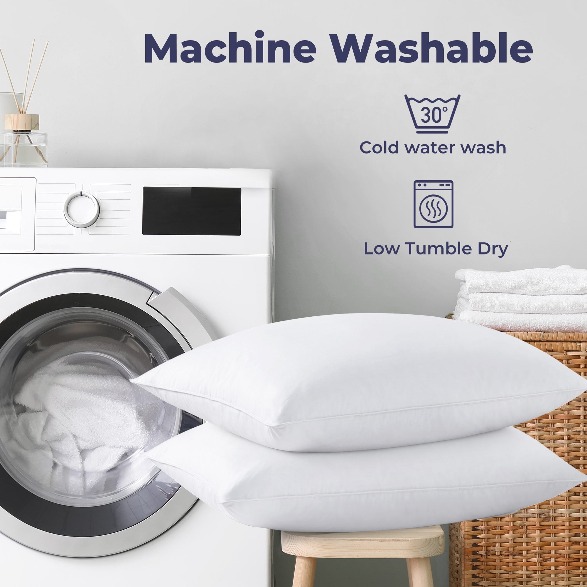 Can You Wash Feather Pillows In Washing Machine