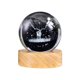 thumbnail image 2 of Adornos navideños, regalos navideños, luces de cristal para árbol de Navidad y bola de cristal de reno, luz nocturna grabada estéreo con base de madera, decoración o regalo navideño único, luz de noch, 2 of 9
