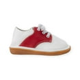 thumbnail image 4 of Wee Squeak Rory Red Saddle Oxford Shoe Size: 3, Color: Red/White, 4 of 8