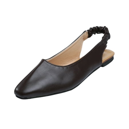 

WANYNG Women s Leather Sandals Flat Heel Fashion One Foot Summer Flip Flops Women s Sandals Glittery Flip Flops Women s Slip on Sandals with Memory Foam