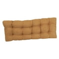 thumbnail image 2 of 51-inch by 19-inch Tufted Solid Microsuede Bench Cushion Tan-Color, 2 of 3