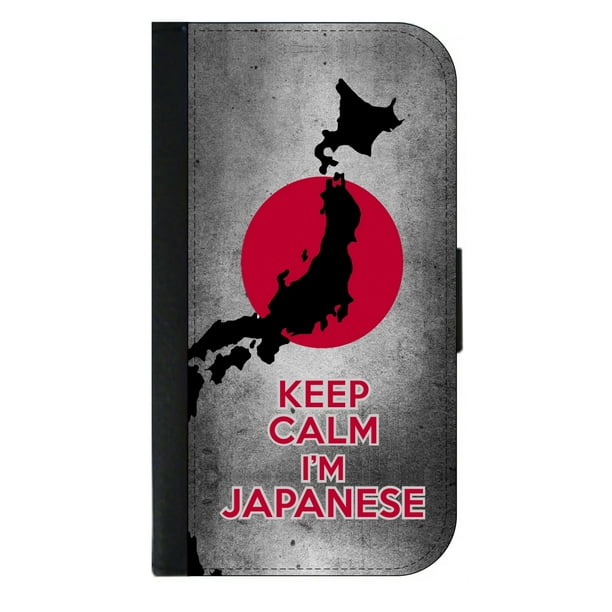 Keep Calm I M Japanese Wallet Flip Style Phone Case Compatible With The Apple Iphone X Apple Iphone 10 Universal Walmart Com Walmart Com