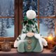 thumbnail image 1 of Muñecos de gnomos navideños luminosos | Decoraciones navideñas sin rostro | Adorno festivo para el hogar y el árbol | Figura de Papá Noel para repisa y estante | Decoración de tela de 25 cm, 1 of 5