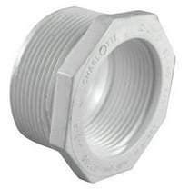 Charlotte Pipe PVC 02112 2400HA Schedule 40 Reducing Bushing, White