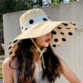 thumbnail image 4 of Sombrero de pescador con protección solar UV, ala ancha, gorra de playa de verano, 4 of 5