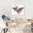 thumbnail image 5 of Susaid American Flag Eagle Art Pattern Canvas Wall Decor Poster Framed Artwork Decoration for Bedroom Home Office Ready to Hang,Horizontal, 5 of 6
