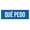 Blue, variant on Signs ByLITA Basic Qué pedo Sign (Black) - Small