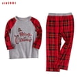 thumbnail image 1 of Traje de pijama de Navidad para padres e hijos, pantalones superiores estampados de manga larga, ropa de dormir de 90 cm seitruly HA001372-10, 1 of 6