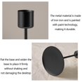 thumbnail image 5 of HengDidi 1pcs Candlestick Crafts Simple Nordic Desk Candle ornament Candle Holder for Home Decor Dining Room Thanksgiving Wedding Festivals Gift Black, 5 of 6
