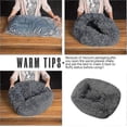 thumbnail image 5 of 2026 Plush Donut Dog Bed, Square Dog Bed Calming Pet Dog Bed, Anti Anxiety Cat Dog Bed Cuddler, 5 of 5