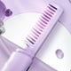 thumbnail image 4 of Cepillo Alisador Portátil Eléctrico Antiescaldaduras Recargable Por USB () Morado, 4 of 5