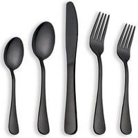 Featured image of post Black Flatware Serving Pieces / Anchor hocking flatware service for 4 stainless steel halloween black handle #anchorhocking.