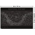 thumbnail image 2 of Astrology - Equatorial Star Map Wall Poster, 22.375" x 34", 2 of 4