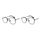 thumbnail image 2 of Qarigey Gafas de sol cuadradas pequeñas para hombres y mujeres Protección Materiales cómodos Lentes polarizadas negro anti-azul negro anti-azul 2Conjunto, 2 of 6