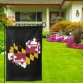 thumbnail image 2 of Garden Flag Maryland Flag Heart Double Sided Small Yard Holiday Garden Flag for Outside Decor 12.5x18 Inch Square, 2 of 7