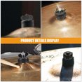 thumbnail image 3 of HIAKDOFT 10Pcs Black Cymbal Nuts Quick Releasing Drum Hardware for Secure Percussion Instrument Stands, 3 of 6