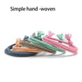 thumbnail image 3 of pitrice Woven Rope Adjustable Chain Cord Birthday Party Festival Holiday Work Dating Decoration Trendy Braided Jewelry for Brown, 3 of 9