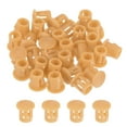 thumbnail image 1 of Uxcell 32Pcs Tapones de Agujero de Plástico, Tapones de Agujero de Tipo Flush para Muebles de Armario de Agujero de Bloqueo de 5 mm Naranja, 1 of 6