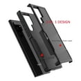 thumbnail image 4 of Galaxy S22 Ultra /S22+ /S22 Case, Samsung S22 Ultra /S22+ /S22 Case Military Grade Shockproof Protective Case with [Tempered Glass Screen Protector] Heavy Duty Rugged&Plastic Case Cover -Black, 4 of 8
