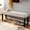 Beige, variant on YWEN Modern Tufted Linen Dining Bench Seat,Loveseat - Farmhouse Style Dining Table Bench for Kitchen, Entryway, or Bedroom (250lbs Capacity) - Versatile Entryway Benches, Shoe Bench, or Bed Benchs