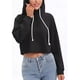 thumbnail image 5 of Sudadera Ombliguera Crop Top Con Capucha De Moda Y Sencillo, 5 of 7