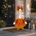 thumbnail image 6 of Lzobxe Halloween Porch Goose Clothes, Fall Garden Goose Costume for Cement or Plastic Geese, Thanksgiving Outdoor Patio Yard Lawn Decoration, 6 of 9