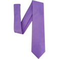 thumbnail image 5 of ORUYROP Cravates pour Hommes Couleur Unie Unie Cravates Noires Formelles pour Hommes, 5 of 5