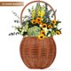 thumbnail image 5 of Cesta de almacenamiento tejida con asa, cesta para boda, cesta para niña de las flores, cesta de almacenamiento para regalo, 5 of 6
