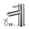 thumbnail image 1 of Cuenca Tap Cocina de acero inoxidable Cuarto de baño Faucet Faucet Resistente al calor Resistente al fregadero Montado Pulverizador de reemplazo del hotel Cepillado Inevent HA011732-01B, 1 of 7