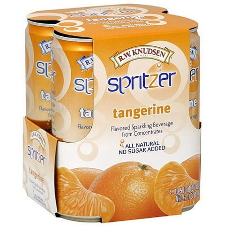 ***Discontinued by KEHE***Knudsen Tangerine Sparkling Water, 10.5 oz, 4ct (Pack of 6)