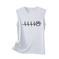thumbnail image 5 of Camiseta Sin Mangas Para Mujer Camisetas Sin Mangas Cuello Redondo de Moda Impreso Casual Odeerbi  ODB165387, 5 of 5