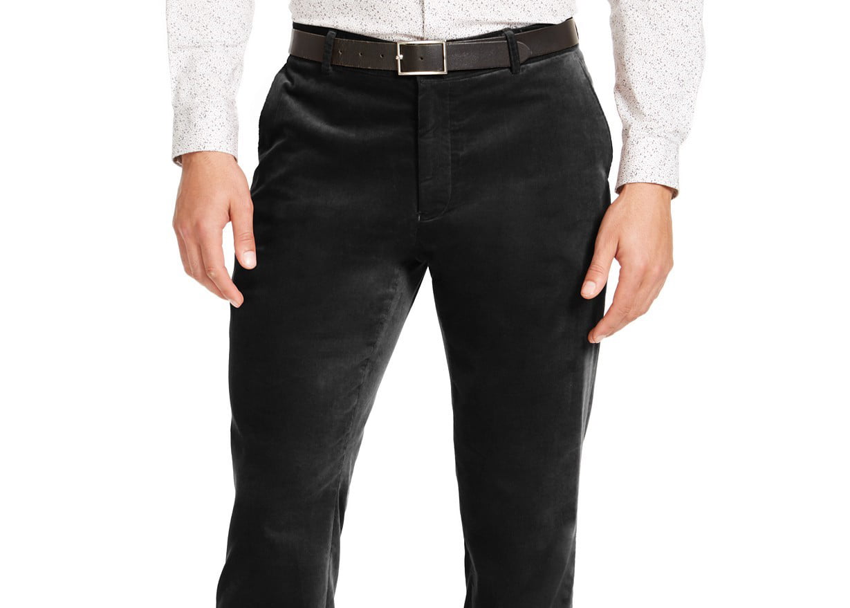 CASUAL RELAXED-FIT BLACK VELVET PANTS MENS | JUST4UNIQUE | Black velvet  pants, Mens pants, Casual
