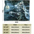 thumbnail image 5 of Christian Blanket Cross Hand of God Throw Blanket for Men Kids Teenagers Soft Cozy Warm Fuzzy Fleece Religious Christ Decor Blanket Gifts for Boys Women Girls Couch Sofa Bed 50"X40", 5 of 5