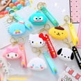 thumbnail image 2 of Sanrio-llaveros de Hello Kitty Kuromi KT Cinnamoroll My Melody, bolso de mano, caja de protección de silicona, bolso colgante YAOSANBAO BAO unisex, 2 of 2