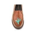 thumbnail image 2 of Roper Womens Burnished Tan Leather Lone Cactus Slip-On Shoes 9.5, 2 of 2