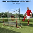 thumbnail image 2 of Riedhoff 2-in-1 Spot Target Soccer Rebounder, Double-Sided Bounce Back Trainer 6'x 4.6' and 6'x 1.4', 2 of 9