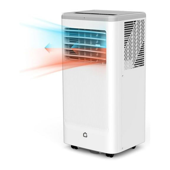 M optimized Portable AC Unit with Heater, 10,000 BTU Air Conditioner for Room Up to 450 Sq.Ft., 3-in-1 Cooling AC Unit with Fan & Dehumidifier, Sleep Mode, Auto Swing, 24H Timer