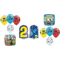 PAW PATROL Chase Dog 2nd #2 11 Piece Birthday Party Mylar Latex Balloons Bouquet Set C