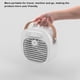 thumbnail image 3 of Yuarrent Mini aire acondicionado enfriador de carga portátil hogar Oficina habitación ventilador de interior al aire libre senderismo Picnic pesca Electrodomésticos Blanco modelo enchufable Yuarrent HA084118-02, 3 of 6