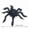thumbnail image 3 of Halloween Giant Spider Halloween Outdoor Decoration, 11.8 in Giant Spider for Halloween Outdoor Garden, Yard, Haunted House, Halloween Party Decoration (Black), 3 of 9