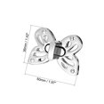 thumbnail image 2 of Unique Bargains 2 Sets Butterfly Purses Twist Lock Clutches Closures for DIY Bag Making, Silver, 2 of 4