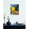 thumbnail image 2 of DECORARTS - Cafe Terrace At Night, Vincent Van Gogh Art Reproduction. Giclee Canvas Prints Wall Art for Home Decor 20x16", 2 of 6