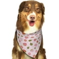 thumbnail image 6 of Naloa Hand Drawn Strawberry Dog Bandanas 1PC Washable Triangle Dog Scarfs Premium Durable Fabric, for Small Medium Large Dogs and Cats, 6 of 6