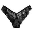 thumbnail image 2 of HUPOM Sexy Panties For Women Underwear For Women Briefs Leisure Tie Drop Waist Black L, 2 of 3