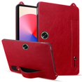 thumbnail image 1 of For OnePlus Pad Go Oppo Pad Air 2 Case Hand Strap Kickstand Leather Tablet Cover - Red, 1 of 5