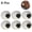 Sandy silver, variant on 6pcs Desk Wire Cord Cable Grommets Hole Cover Office PC Desk Cable Cord Organizer Plastic CoverBlack