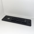 thumbnail image 3 of Floating TV Stand with 16 - Color LEDs for 55 - 65 Inch TVs in Living Room Stores TV Components and Books, 3 of 5